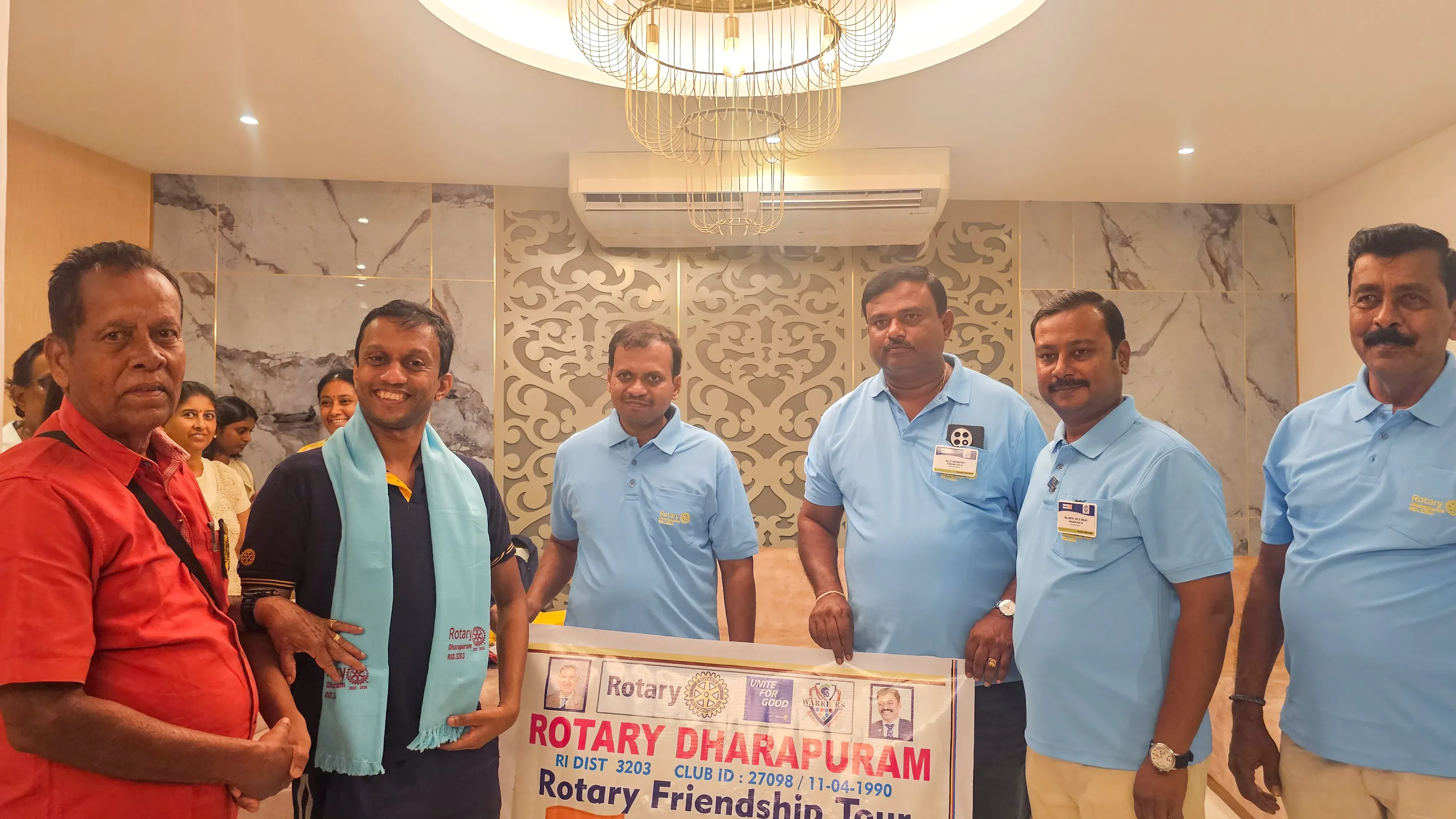 FLAG EXCHANGE WITH ROTARY CLUB OF DHARMAPAURAM Gallery 7